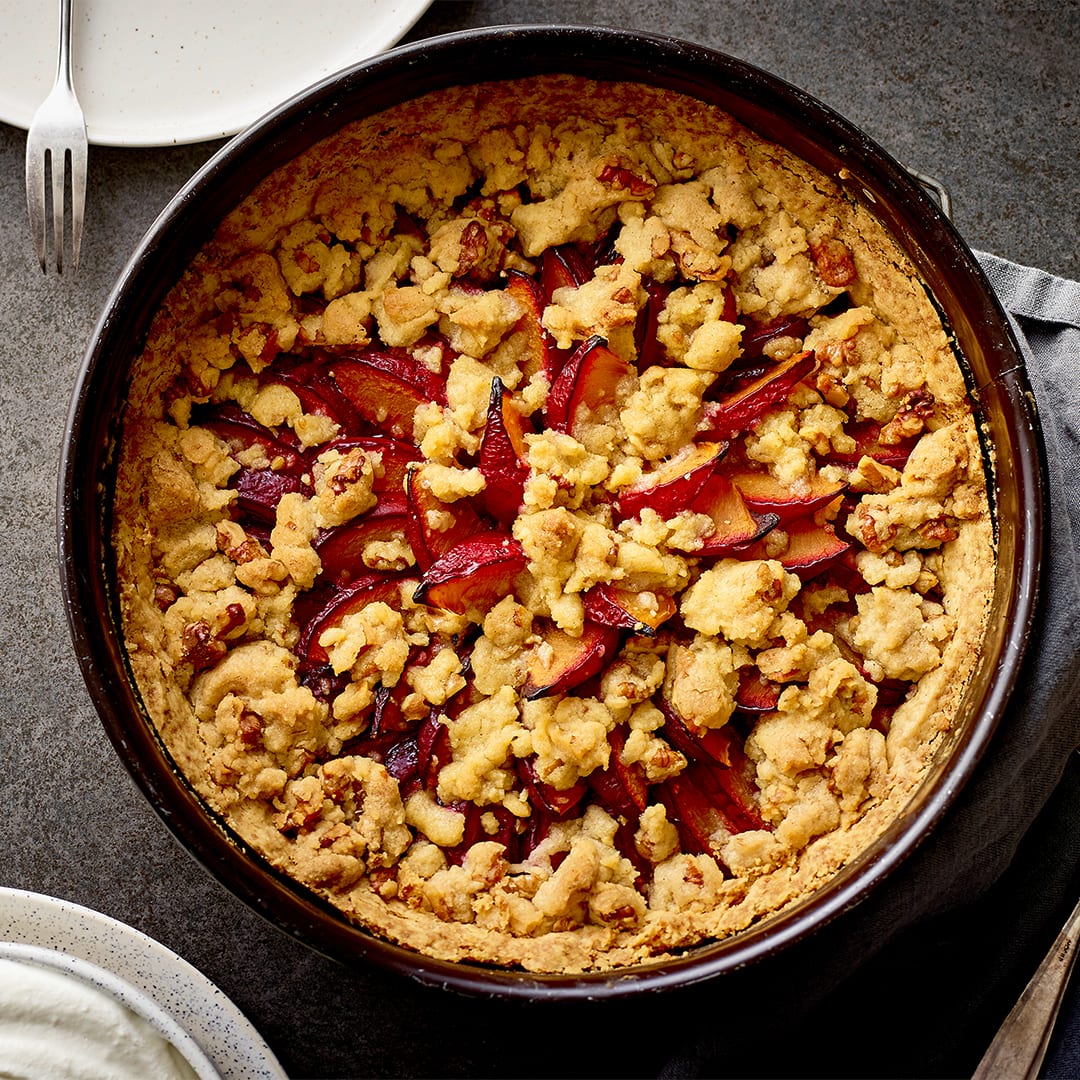Veganer Pflaumenkuchen