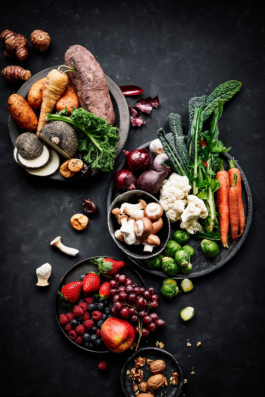 Obst und Gemüse bei Paleo