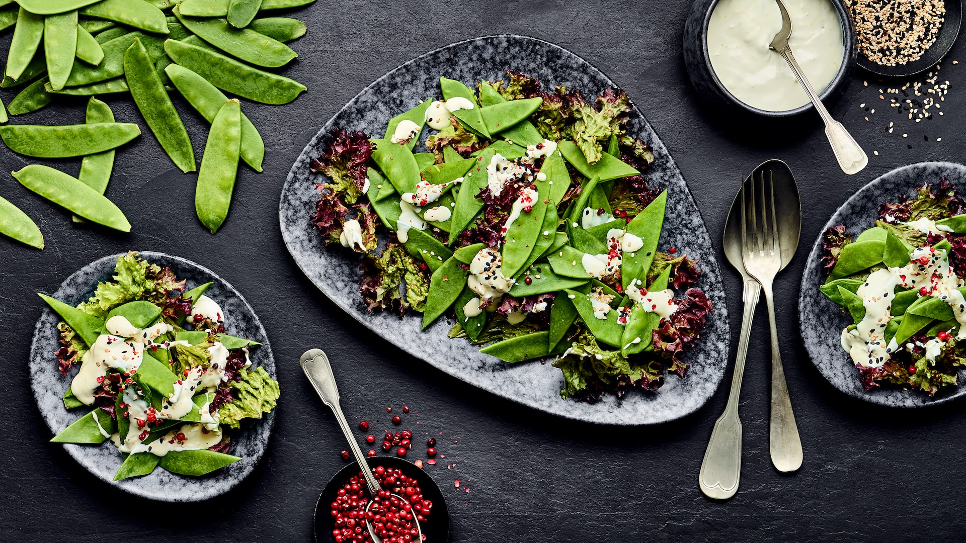 Rohe Zuckerschoten essbar