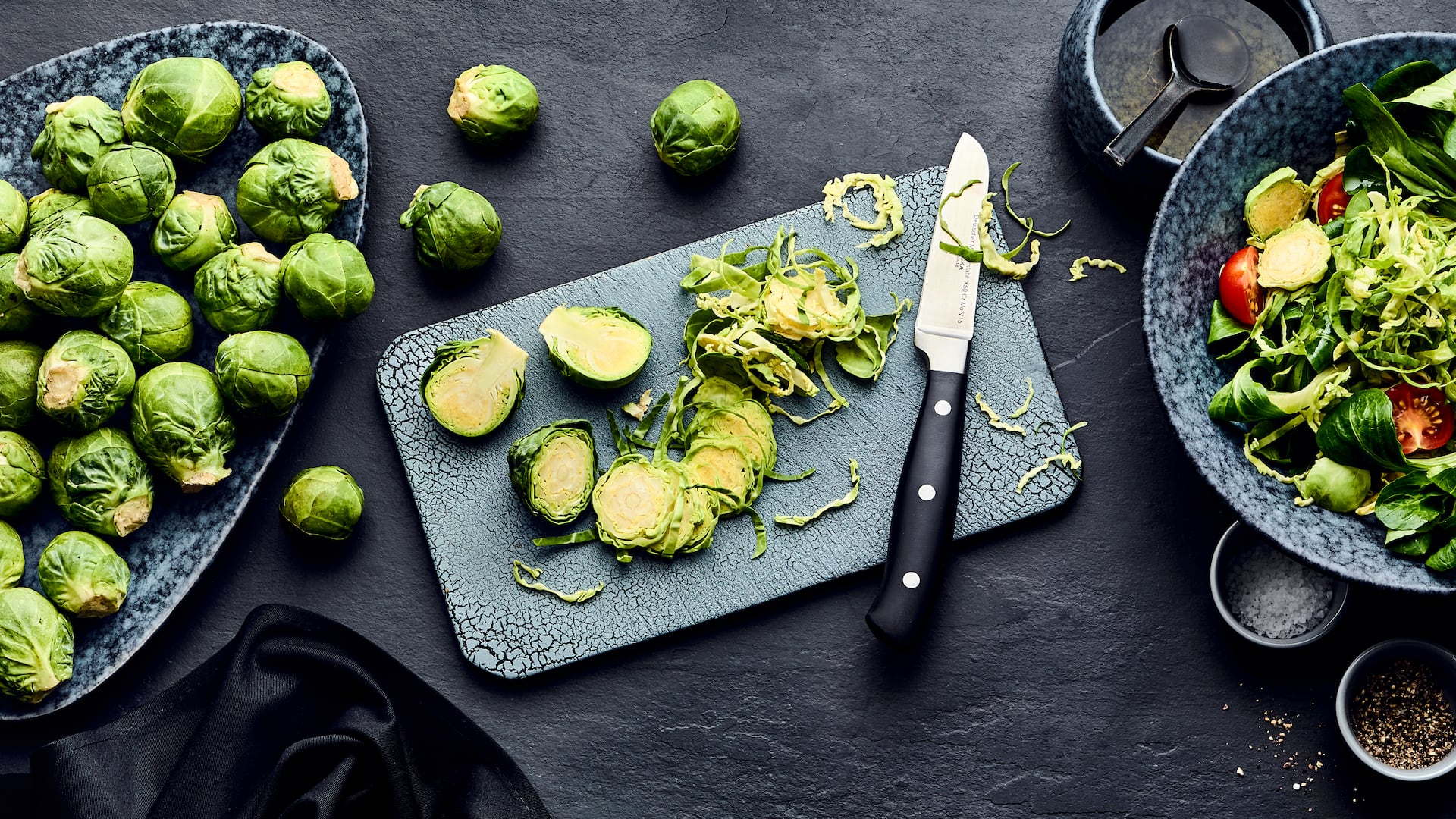 Roher Rosenkohl essbar