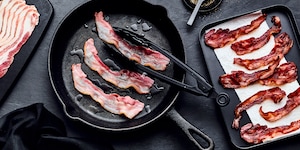 Speck knusprig braten