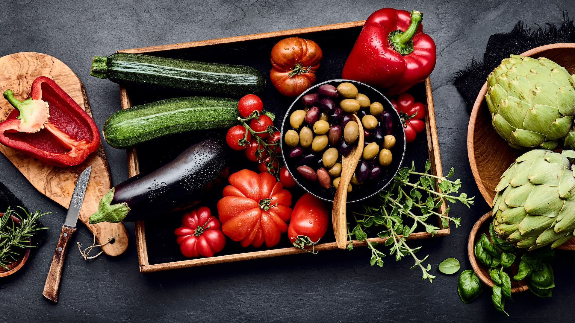 Typisch mediterranes Gemüse