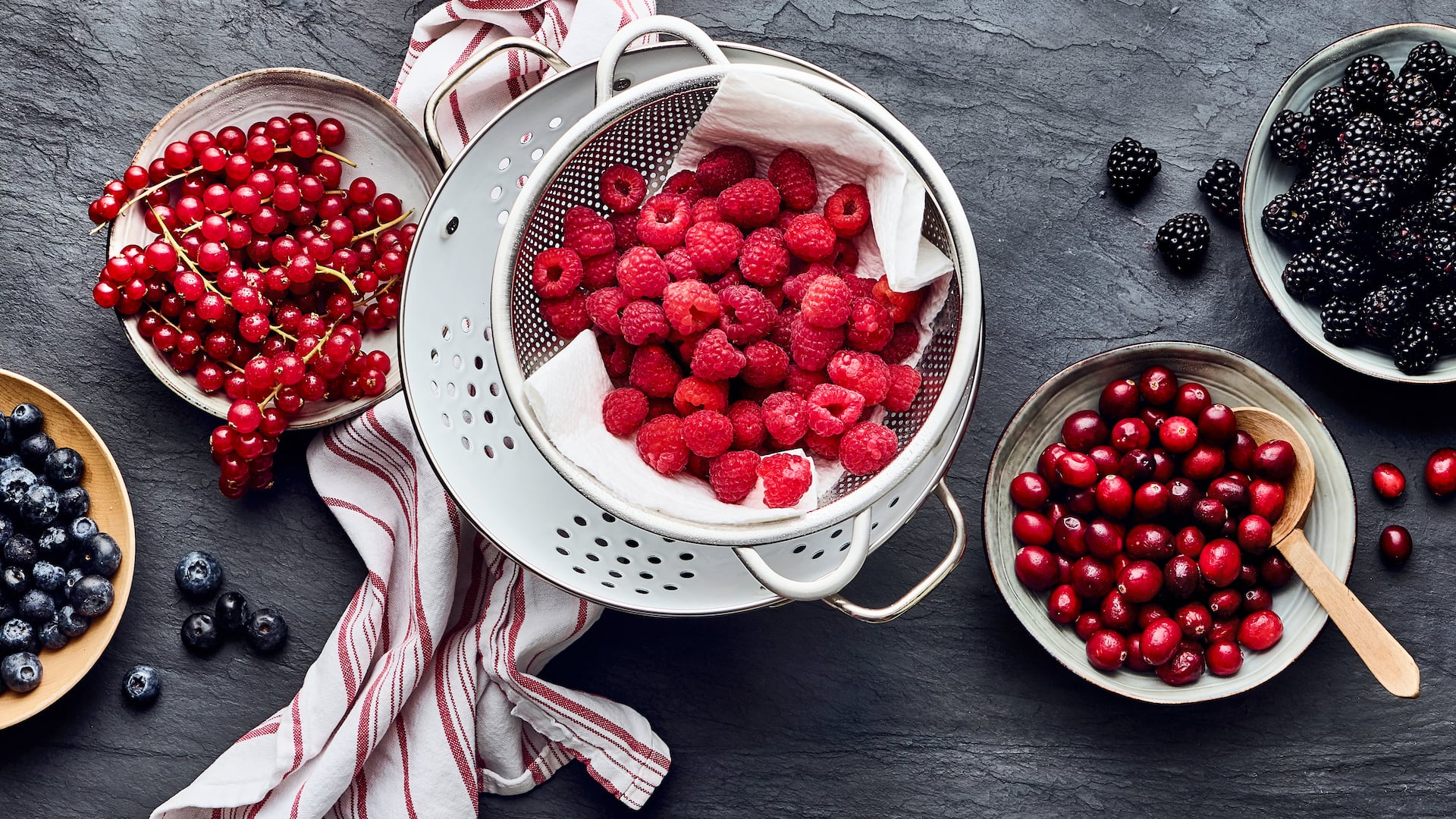 Beeren richtig waschen