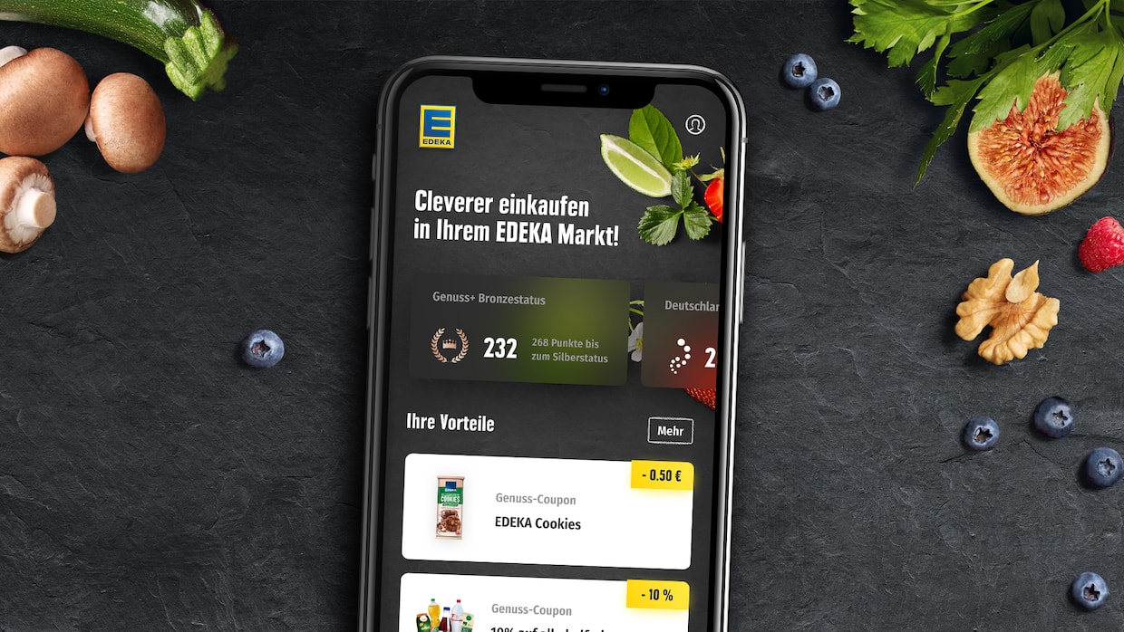 App laden, clever sparen EDEKA