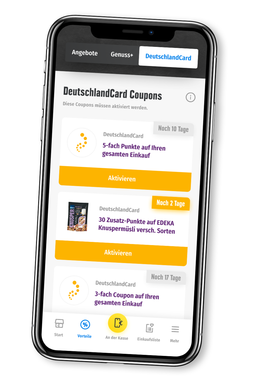 App laden, clever sparen EDEKA