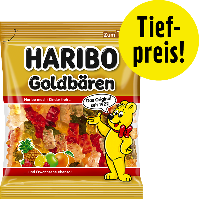 Haribo Fruchtgummi oder Lakritz