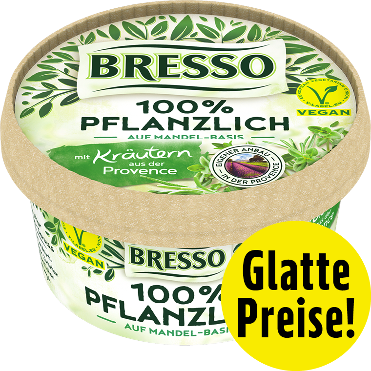 Bresso 100% pflanzlich