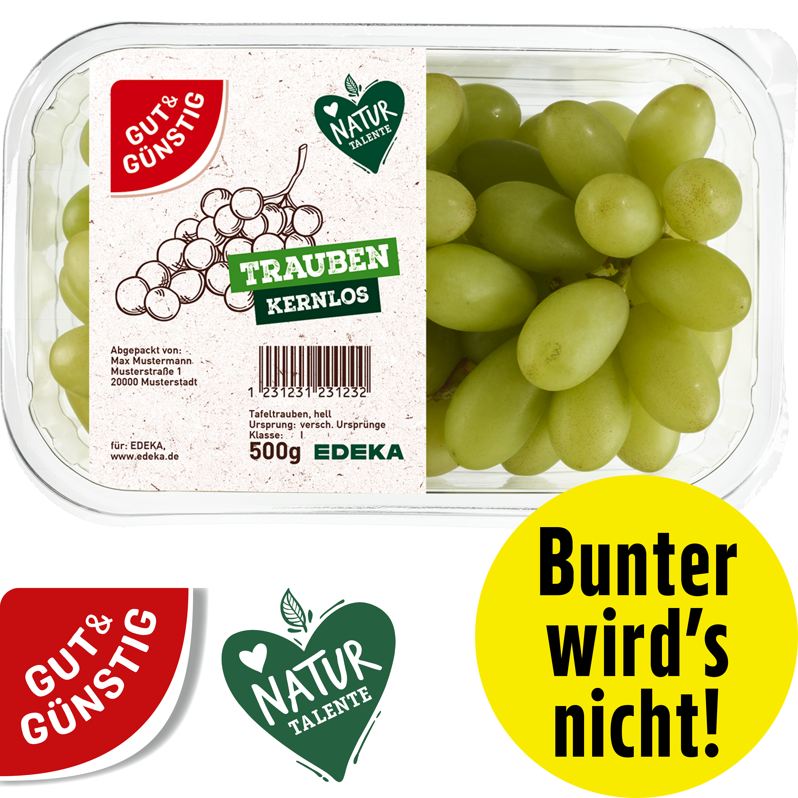 Tafeltrauben hell