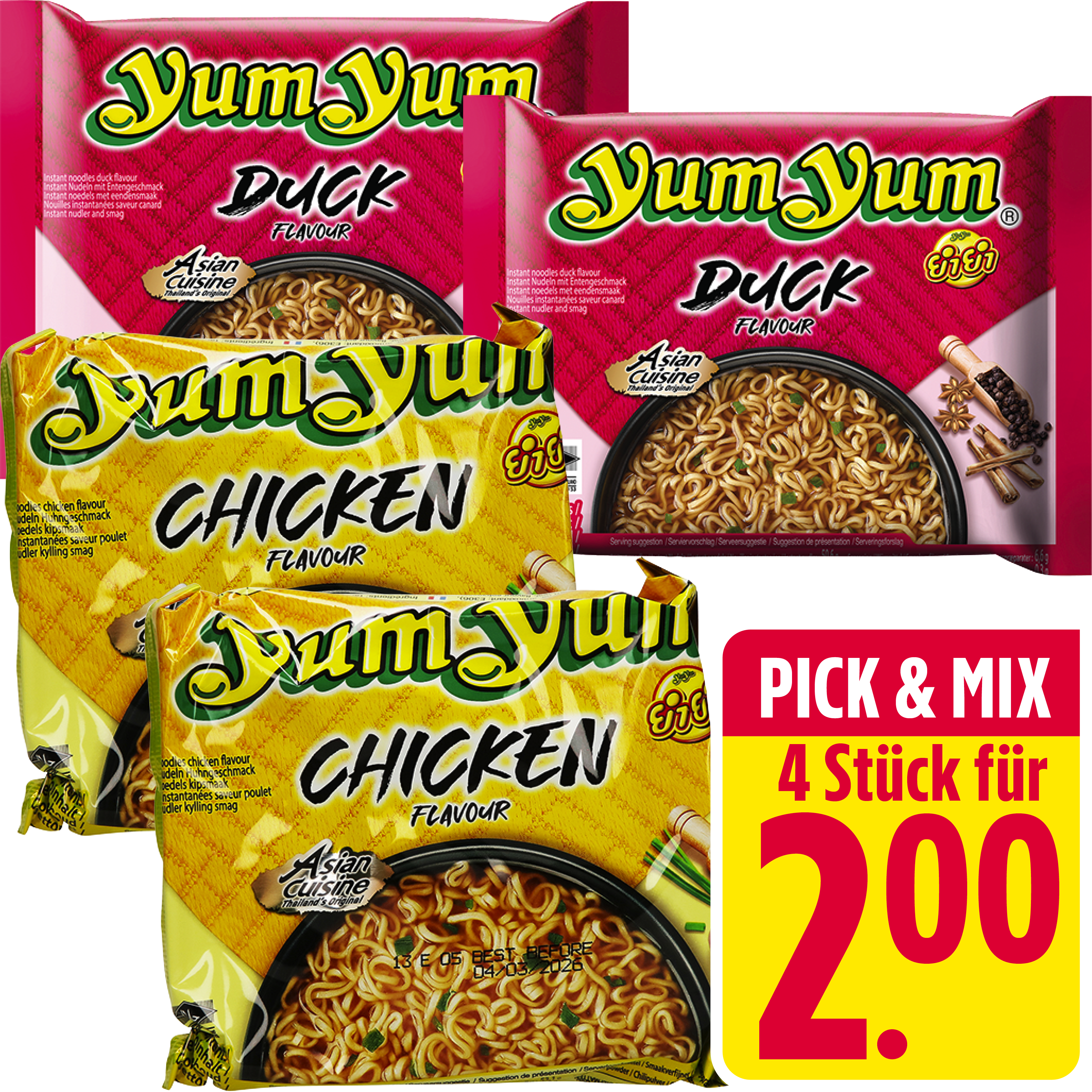 Yum Yum Instant Nudel-Snack