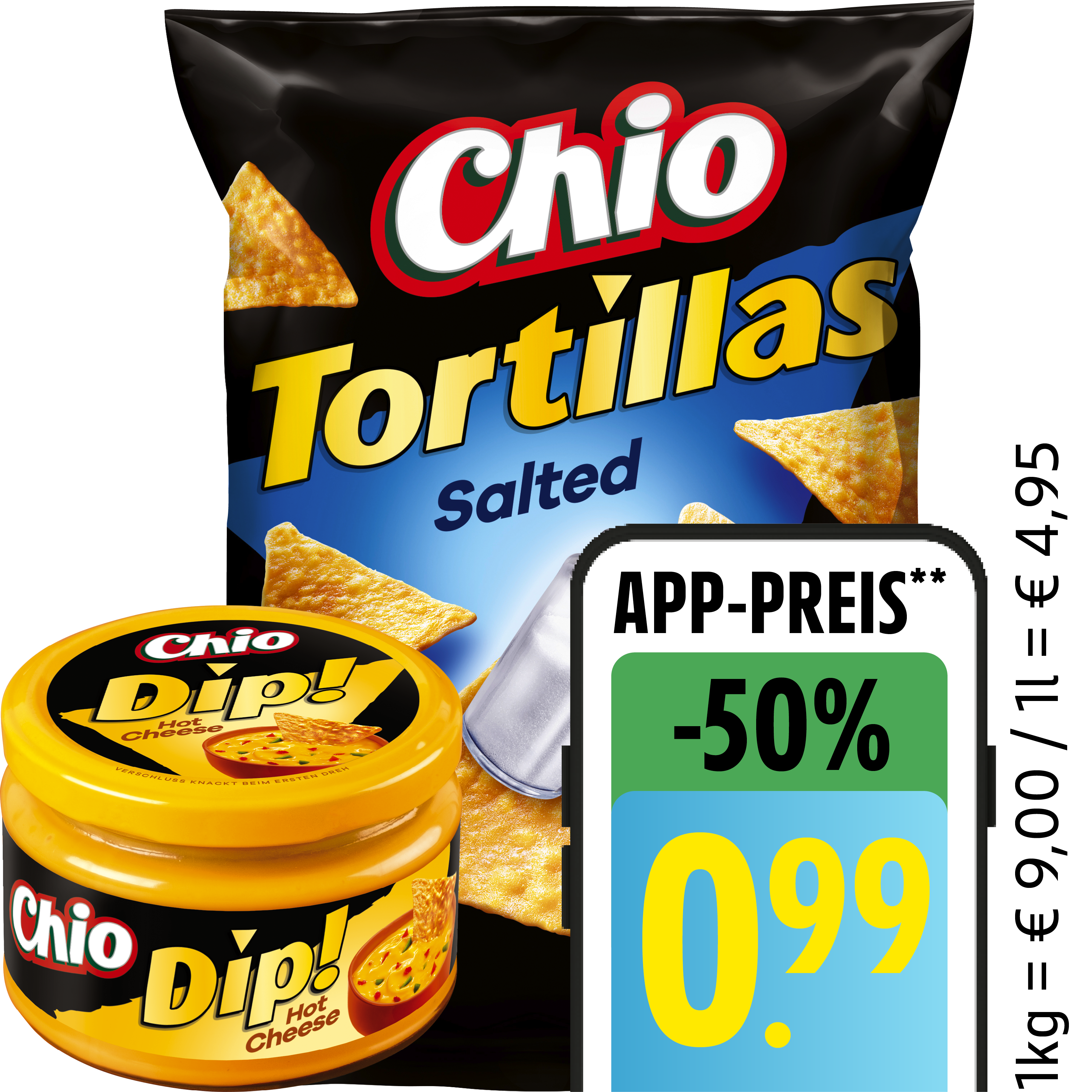 Chio Tortillas oder Dip!