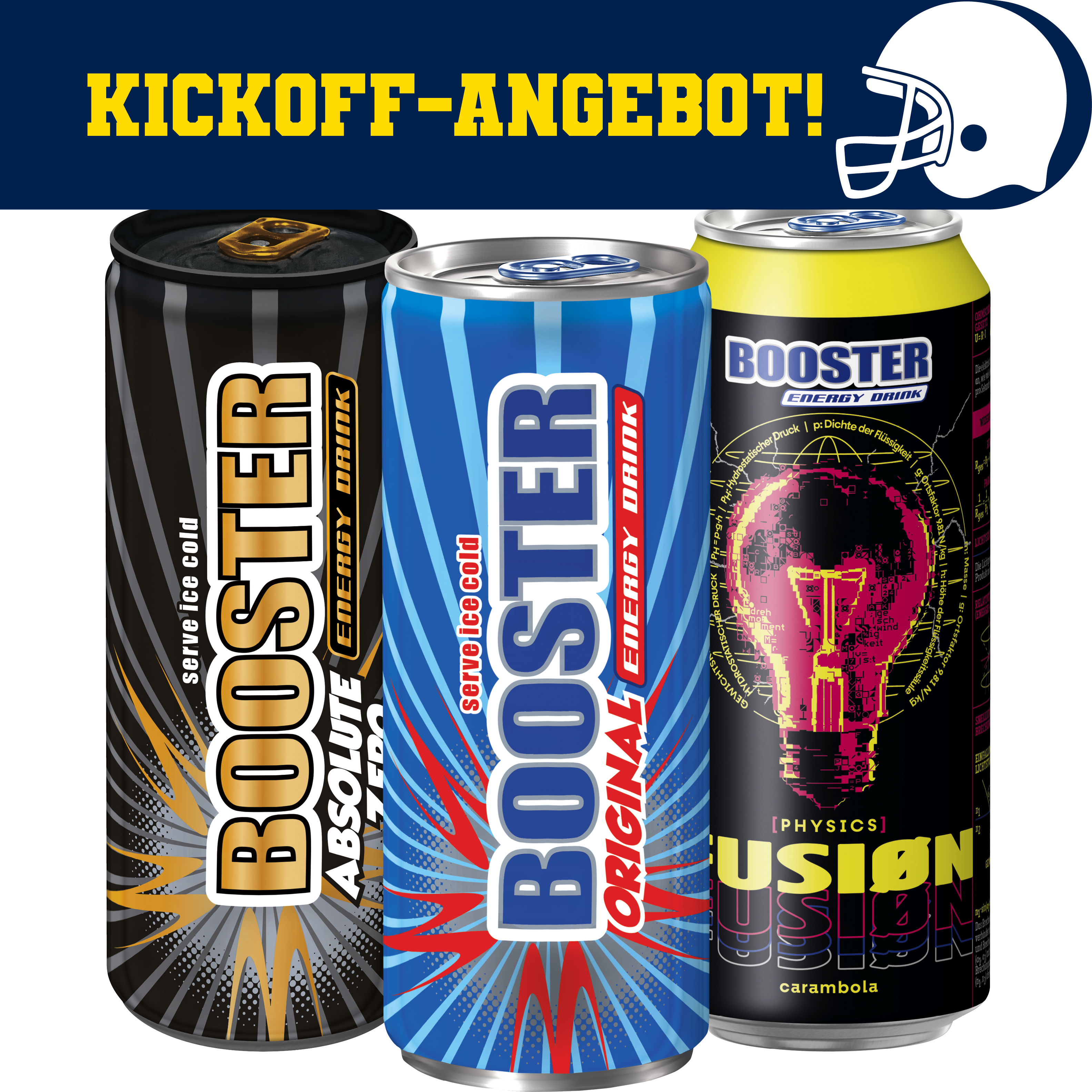 Booster Energy oder Energy4Life Drink