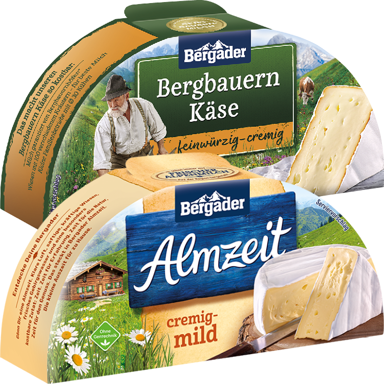 Bergader Almzeit Halbmond oder Bergbauern Halbmond