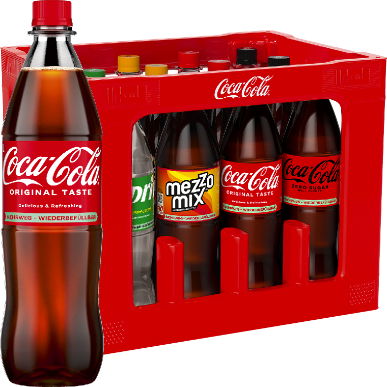 Coca-Cola Cola** oder Limonade
