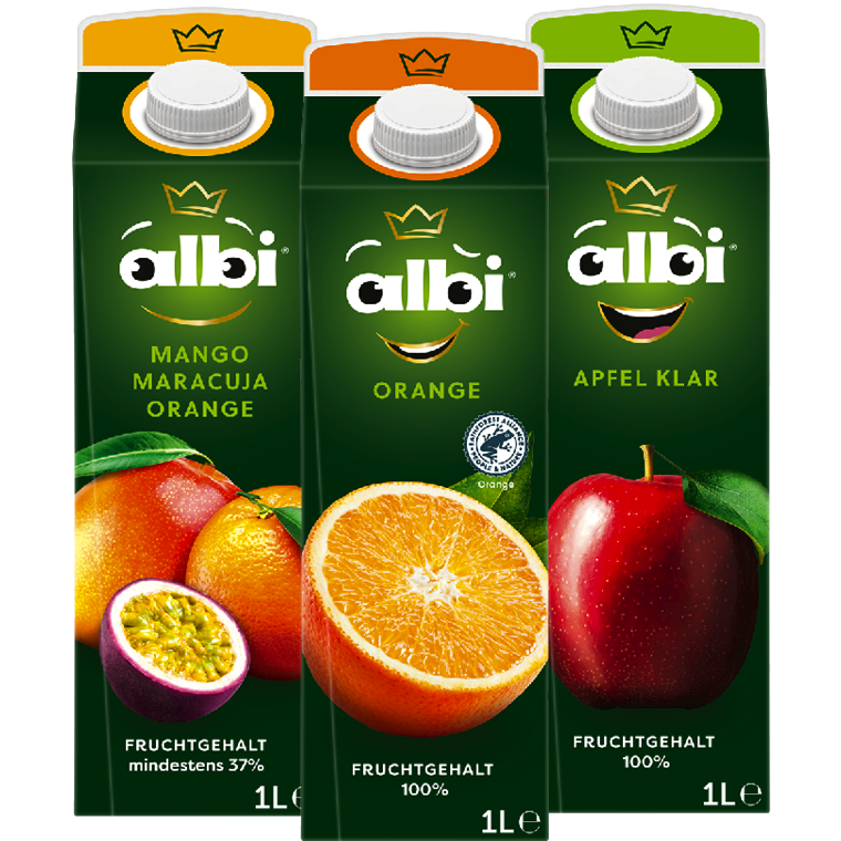 albi Fruchtsaft oder Nektar