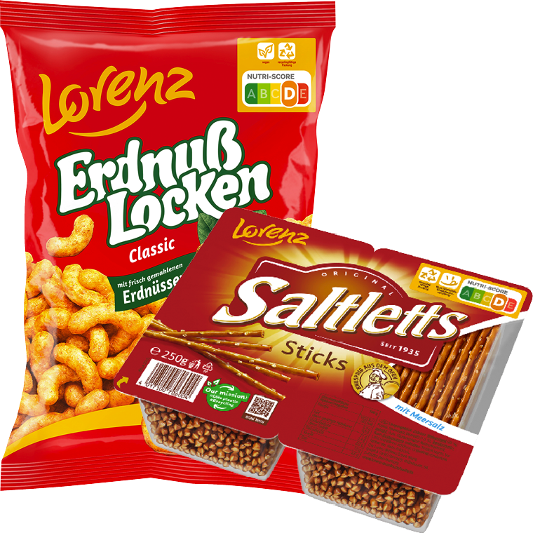 Lorenz Erdnußlocken oder Saltletts Sticks