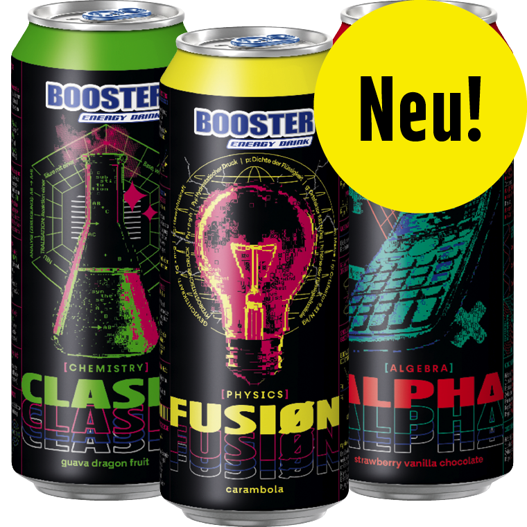 BOOSTER "Energy4Life" Energy Drink