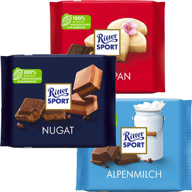 Ritter Sport Schokolade Bunte Vielfalt