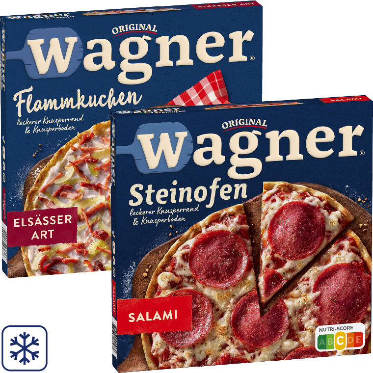 Original Wagner Steinofen Pizza, Pizzies oder Flammkuchen