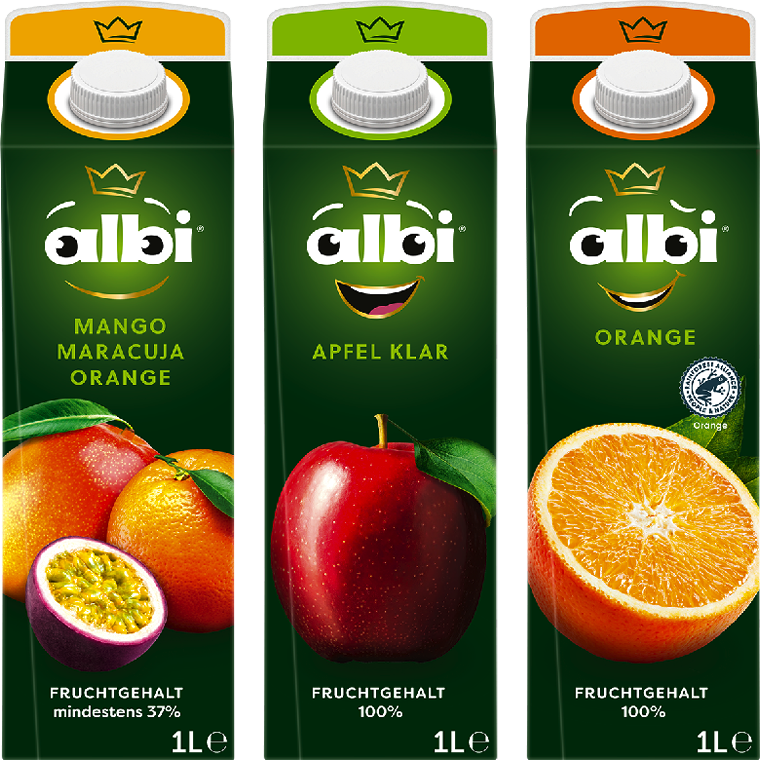 albi Fruchtsaft oder Nektar