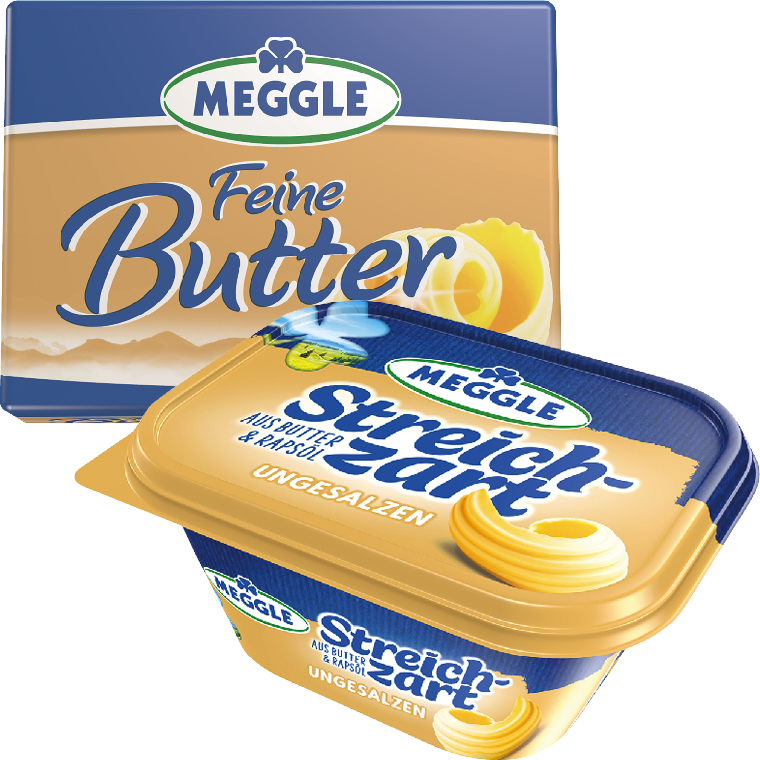 Meggle Feine Butter oder Sreichzart