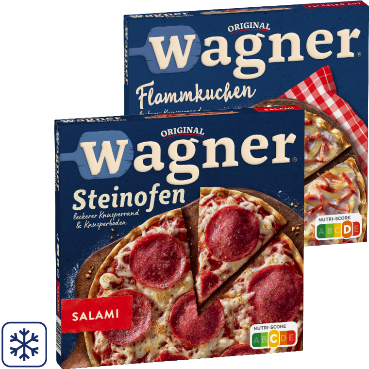 Original Wagner Steinofen Pizza, Pizzies oder Flammkuchen