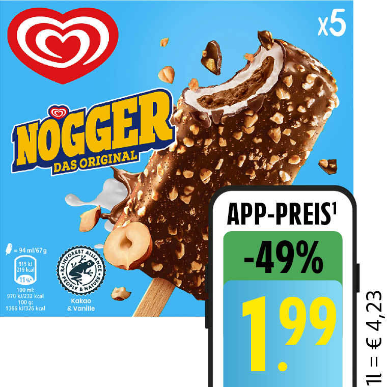 Langnese Eiscreme Multipackung