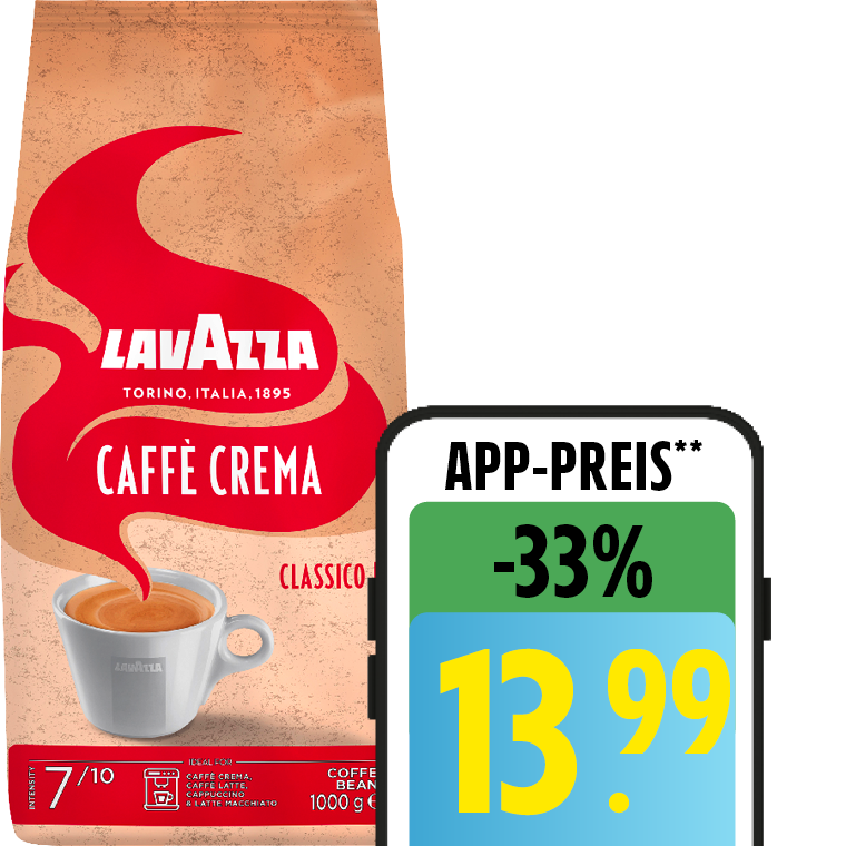 Lavazza Caffè Crema oder Espresso