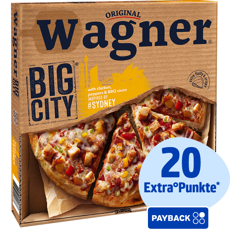 Original Wagner Big City Pizza, Die Backfrische Pizza oder Piccolinis
