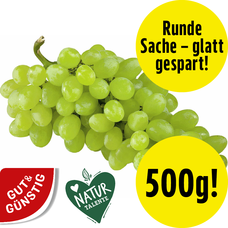 Tafeltrauben hell