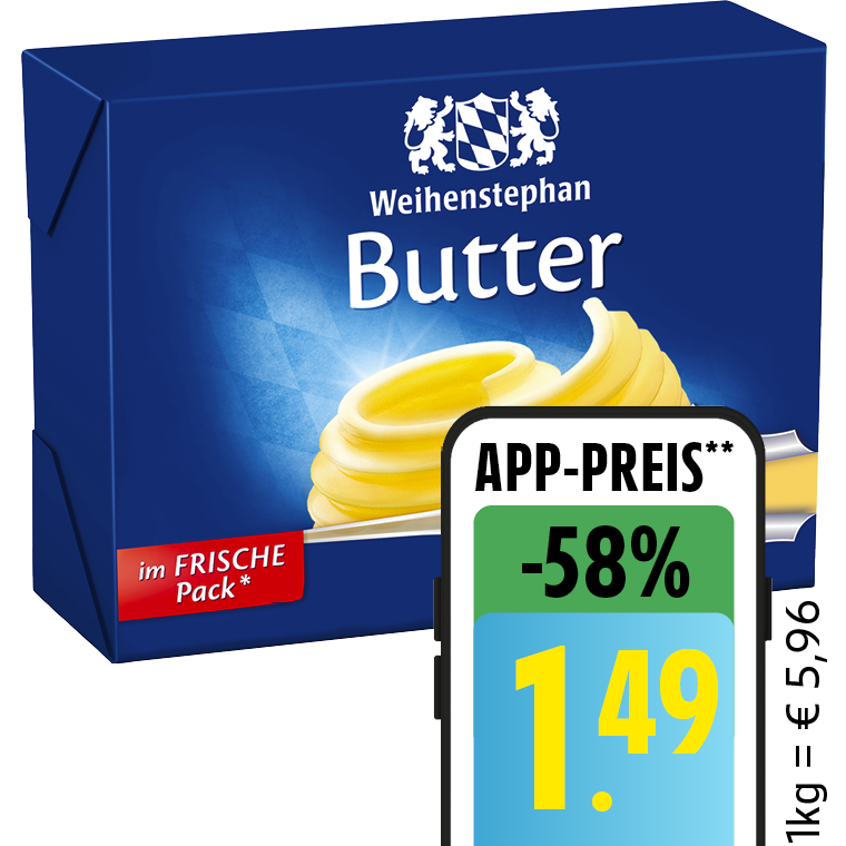 Weihenstephan Tafelbutter oder Die Streichzarte