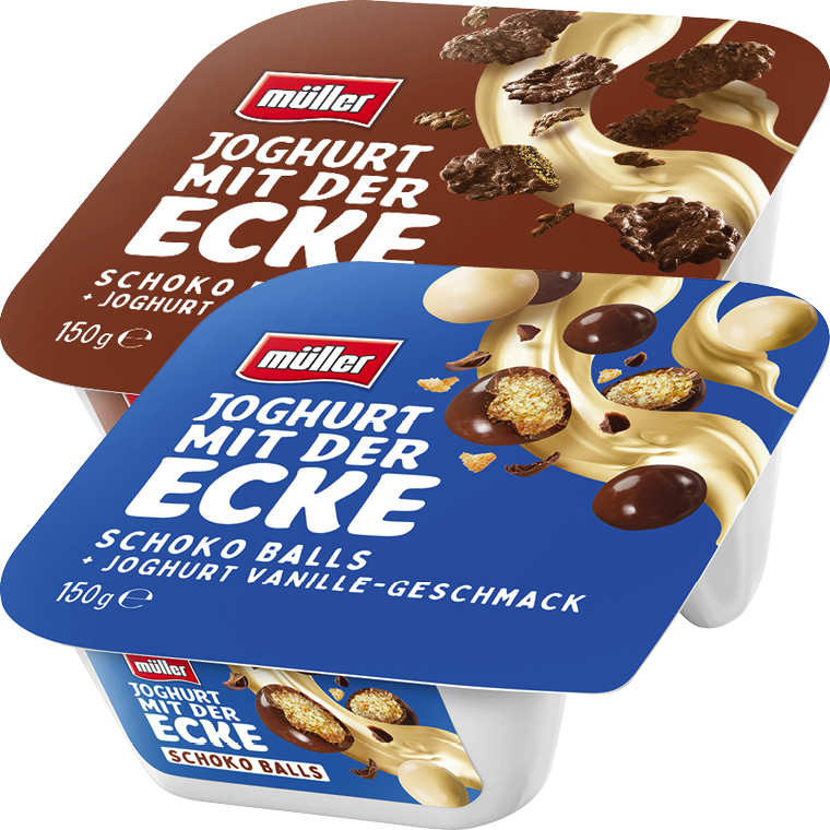 Müller Joghurt mit der Ecke