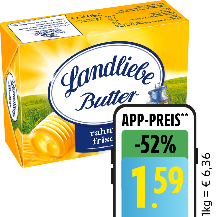 Landliebe Butter oder Die Streichzarte
