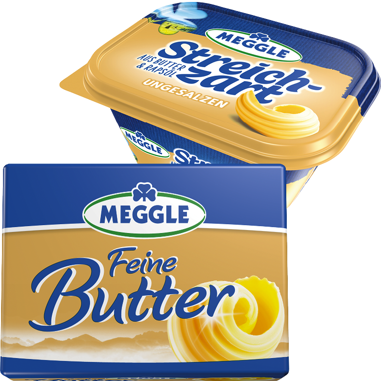 Meggle Feine Butter oder Sreichzart