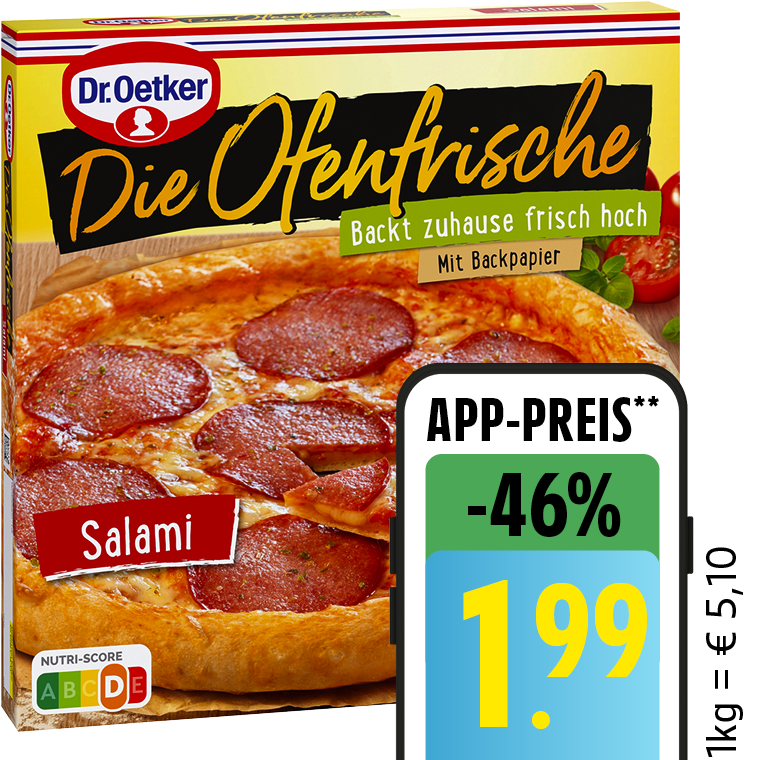 Dr. Oetker Die Ofenfrische oder Pizza Tradizionale