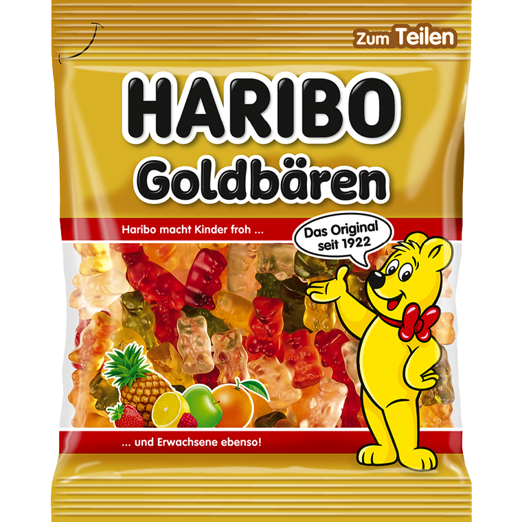 Haribo Fruchtgummi oder Lakritz