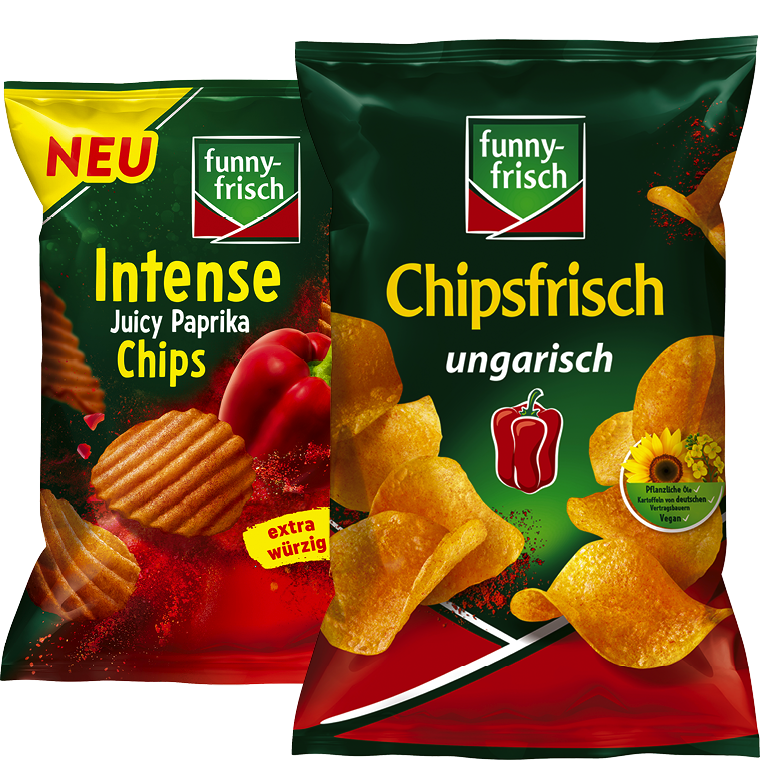 funny-frisch Chipsfrisch, Ofen Chips, Intense oder Erdnuss Flippies