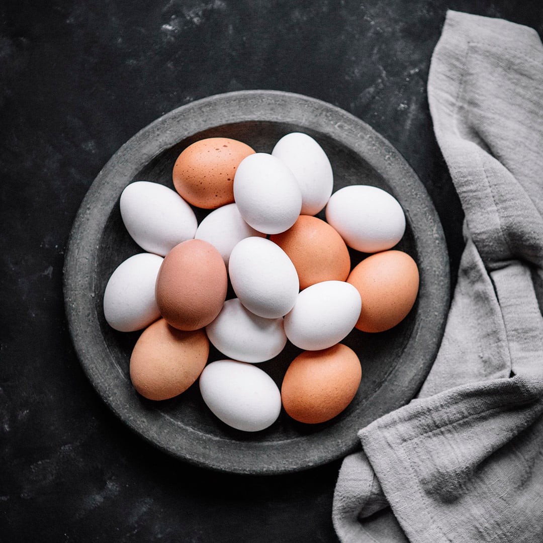 Hühnereier - Eiweiß-Lieferant