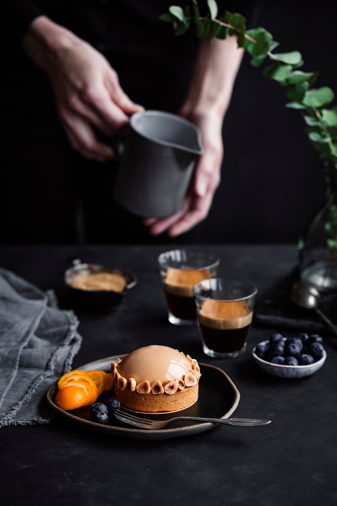 Zucker in Desserts und Torten 