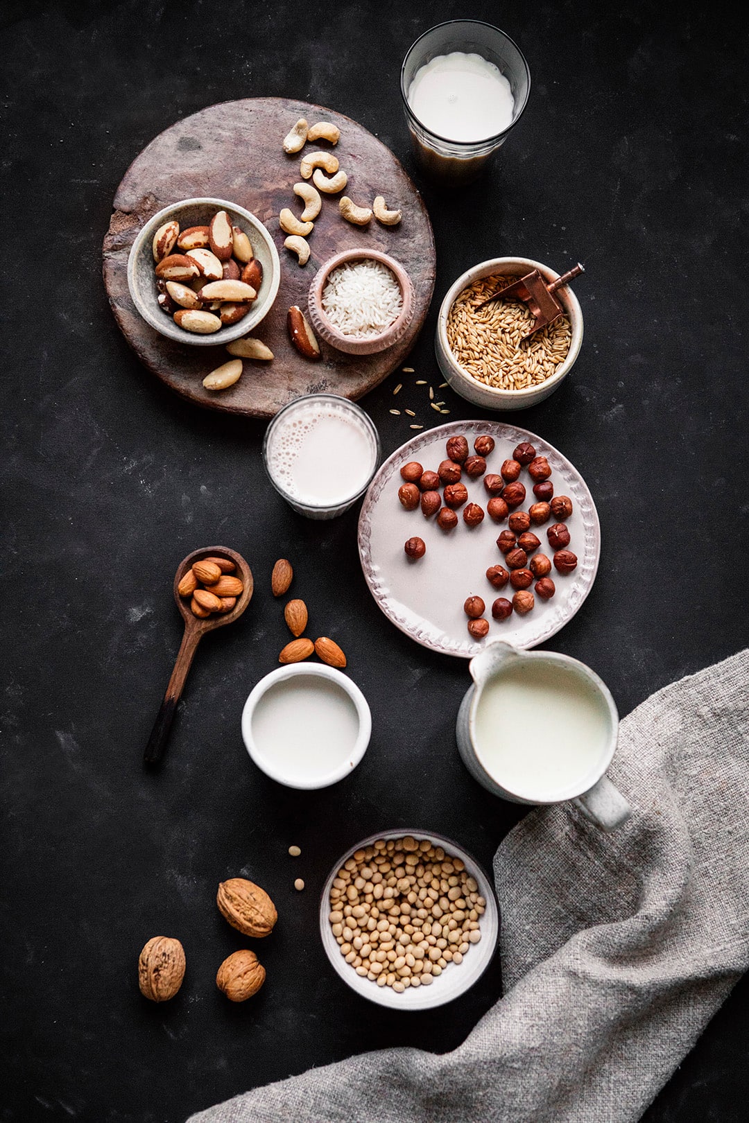 Laktosefreie Nussdrinks