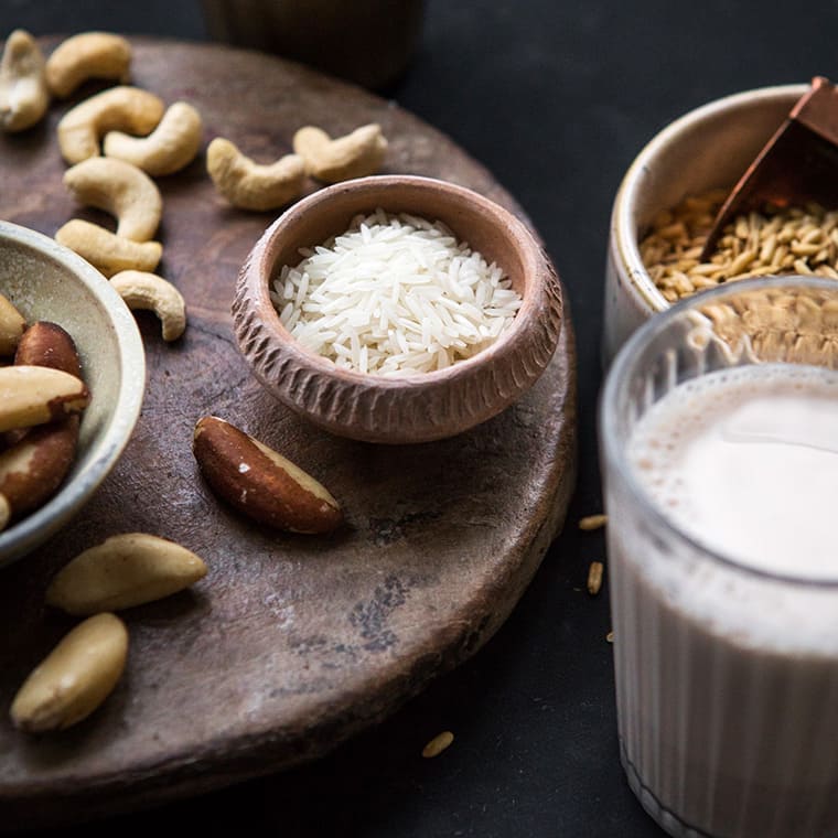 Laktosefreie Nussdrinks