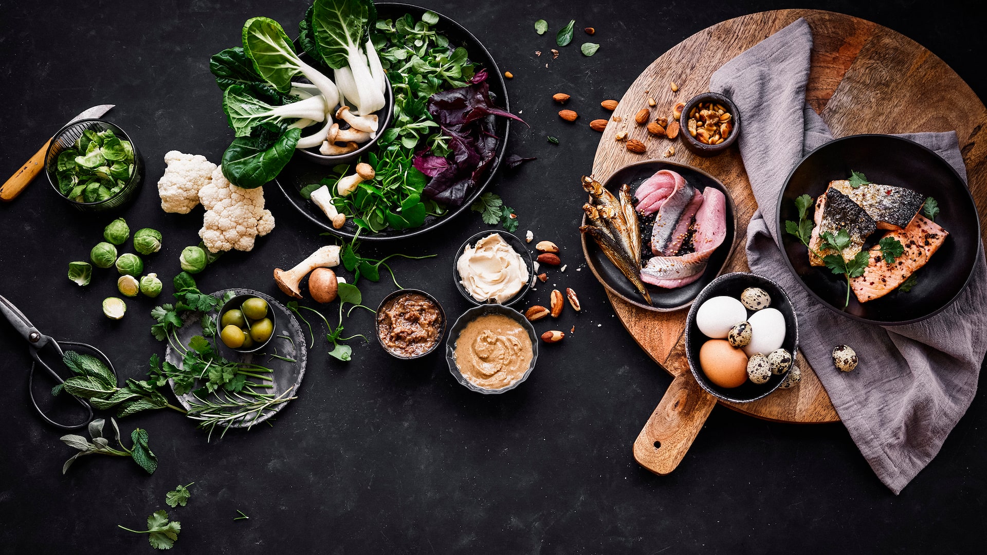 Lebensmittel für Low Carb