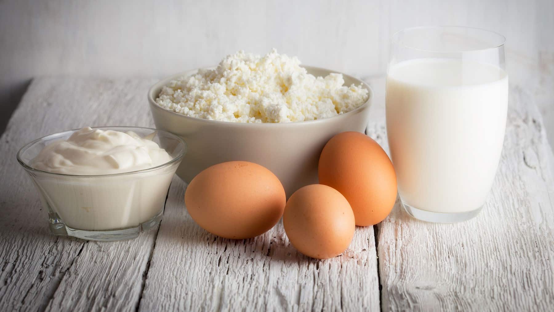 Schwefel in Milchprodukten Ei, Käse, Milch