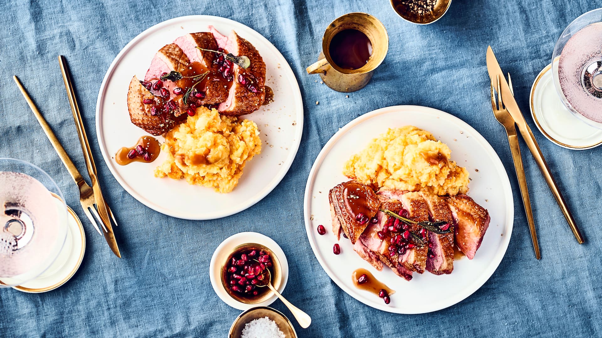 Entenbrust mit Soße