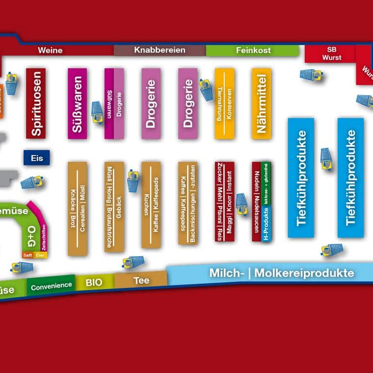 Edeke Kraus, Lageplan