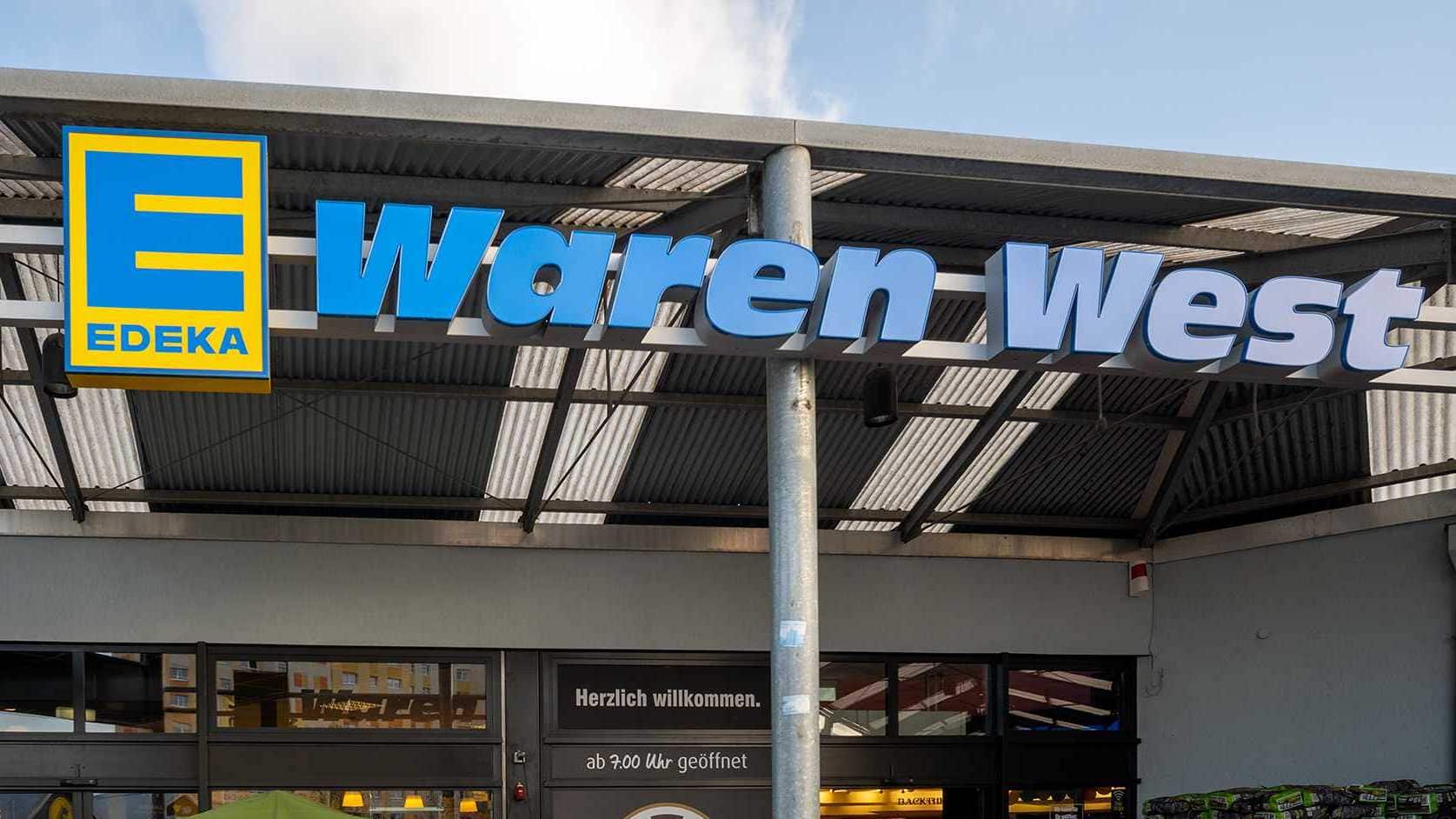 Eingang, EDEKA Waren West