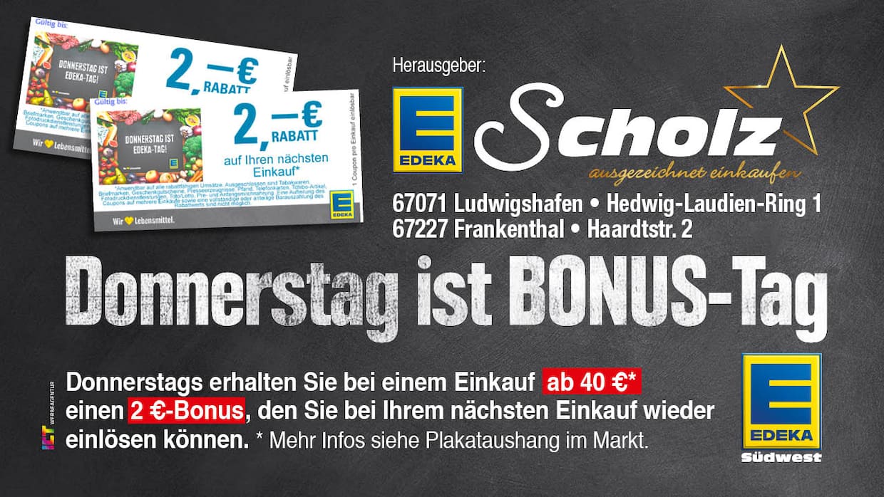 Edeka Scholz Saarlandstraße Ludwigshafen Am Rhein EDEKA Scholz, Hedwig-Laudien-Ring 1a, 67071 Ludwigshafen