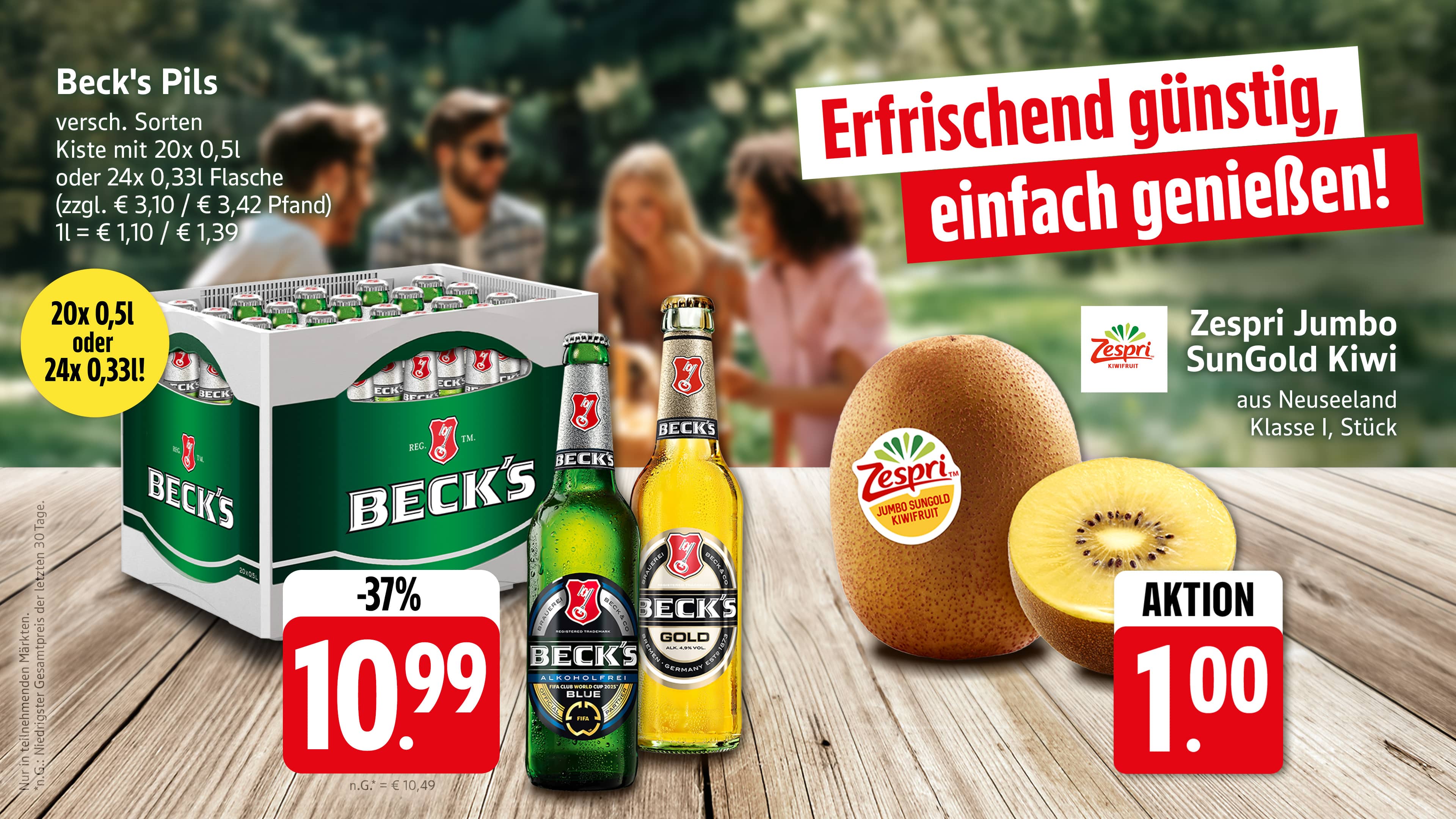 → Hier erscheint normalerweise der Teaser des Angebots-Prospektes, dieser steht aber diesmal nicht zur Verfügung. Dafür ist der verlinkte Angebots-Prospekt wieder vorhanden. Wir bitten um Verständnis. Ihr EDEKA Team