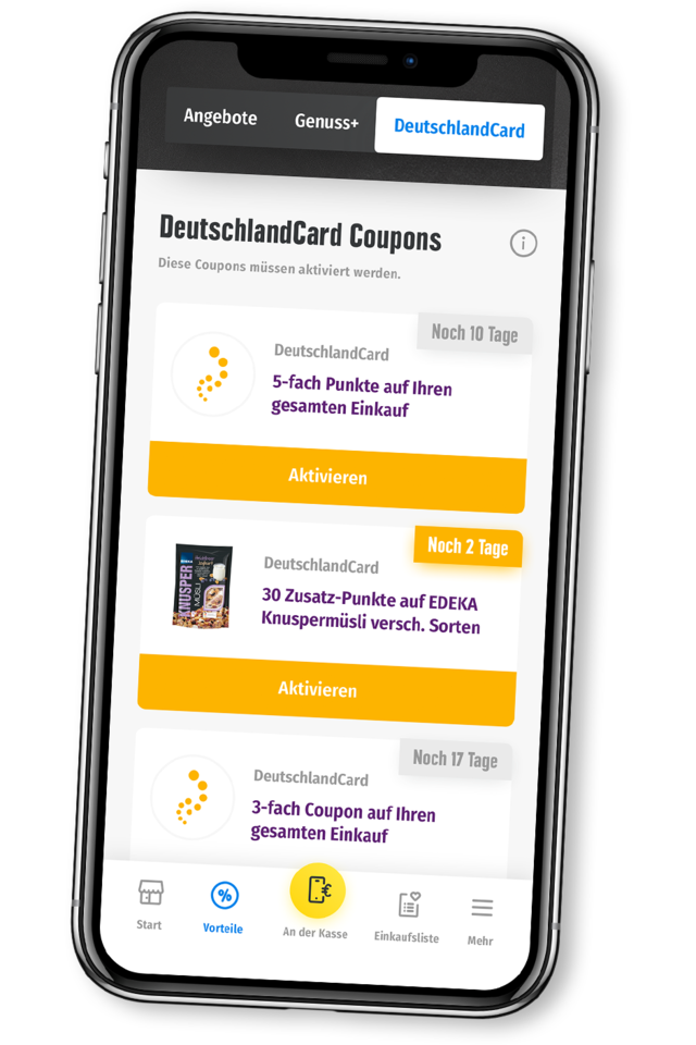 App laden, clever sparen EDEKA