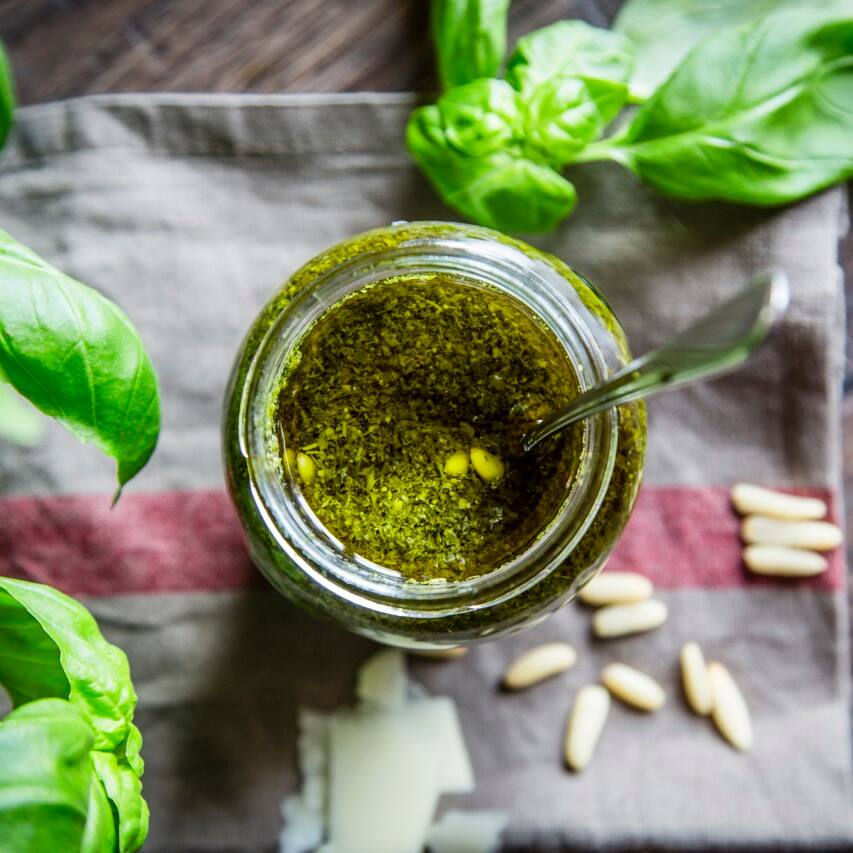 Pesto-Rezepte im Glas