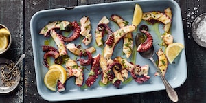 Gegrillter Tintenfisch